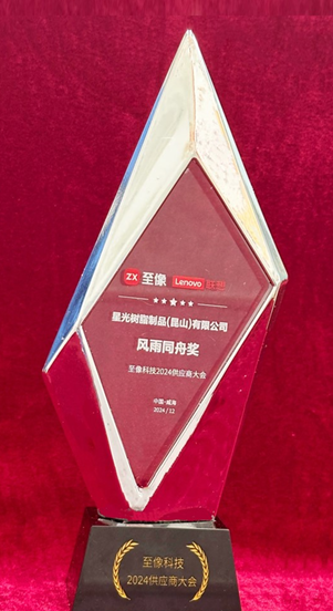 喜获联想集团-至像科技 风雨同舟奖
